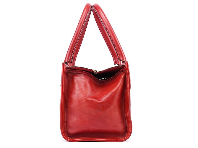 Chloé Borsa Tote in pelle di agnello bordeaux - vista 2