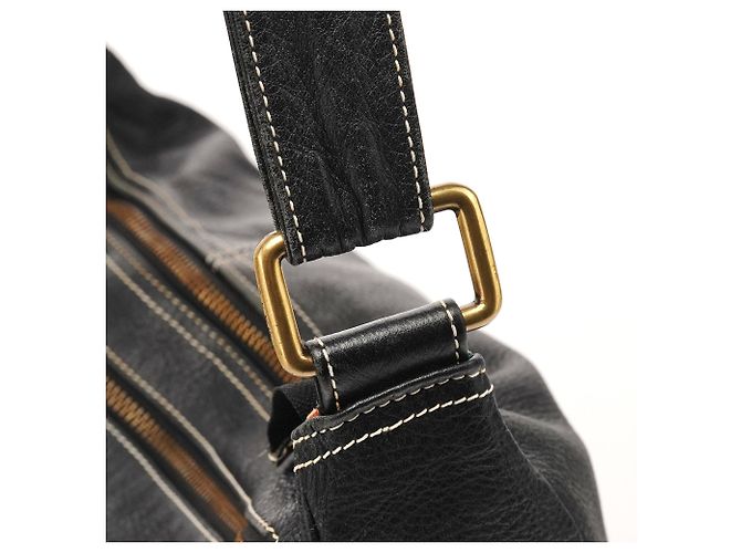 Marc Jacobs Borsa a tracolla multi-tasche in pelle nera - vista 10