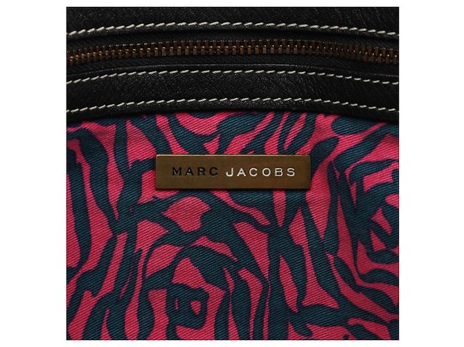 Marc Jacobs Borsa a tracolla multi-tasche in pelle nera - vista 14