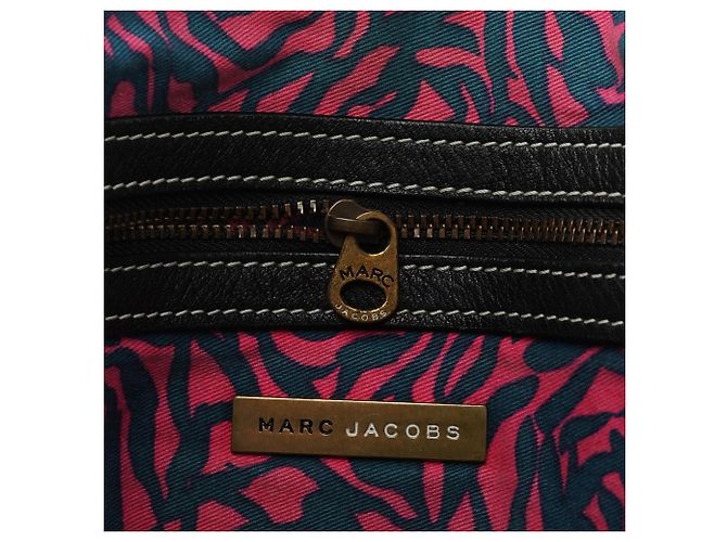 Marc Jacobs Borsa a tracolla multi-tasche in pelle nera - vista 15