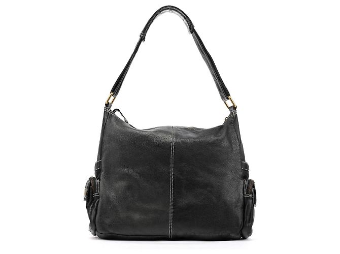 Marc Jacobs Borsa a tracolla multi-tasche in pelle nera - vista 3