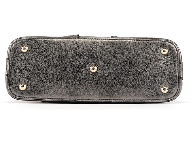 Yves Saint Laurent 160950 Borsa Tote Muse in pelle metallizzata - vista 6