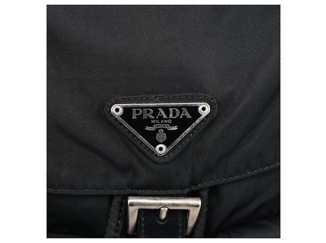 Prada Zaino B2811F Black Tessuto Vela Nylon - vista 6