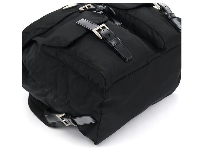 Prada Zaino B2811F Black Tessuto Vela Nylon - vista 9