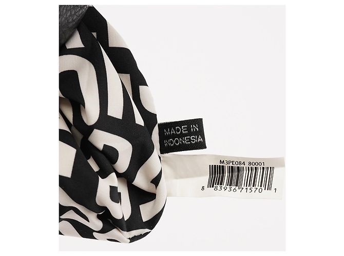 Marc by Marc Jacobs Borsa a tracolla Hobo Classic Q in pelle nera - vista 13