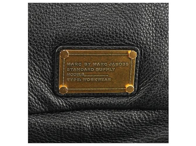Marc by Marc Jacobs Borsa a tracolla Hobo Classic Q in pelle nera - vista 6
