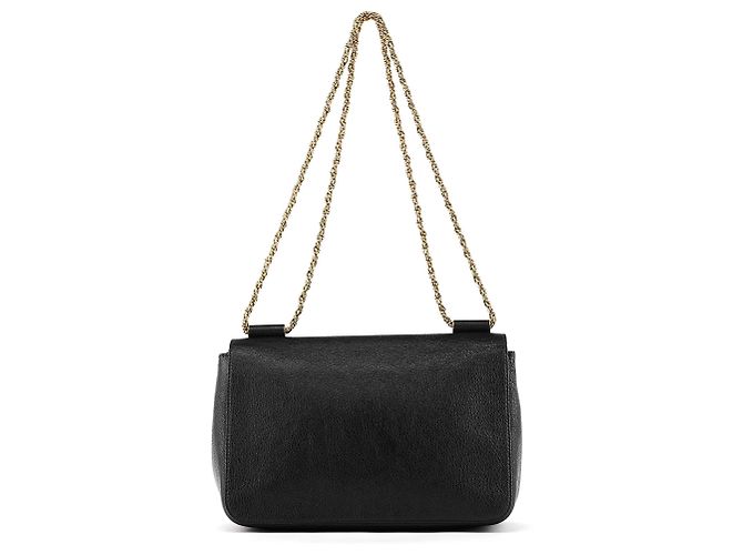 Chloé Borsa a tracolla Elsie in pelle nera - vista 3