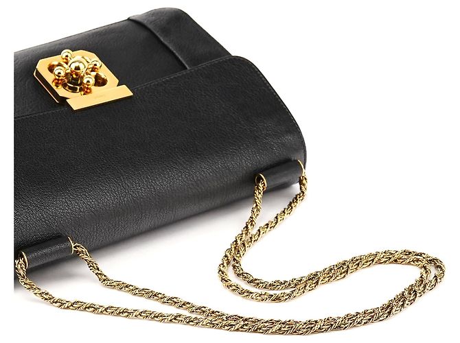 Chloé Borsa a tracolla Elsie in pelle nera - vista 9