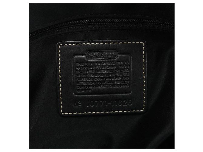 Coach 11626 Borsa Tote Turnlock in tela Signature nera - vista 12