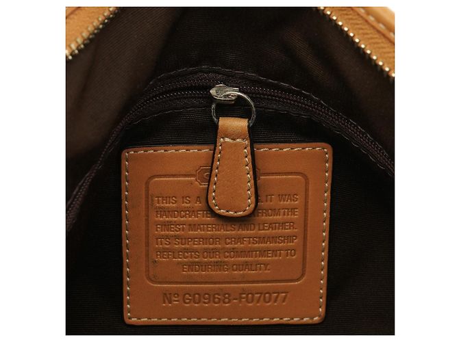 Coach F07077 Borsa 2-Way Soho Signature Beige - vista 12