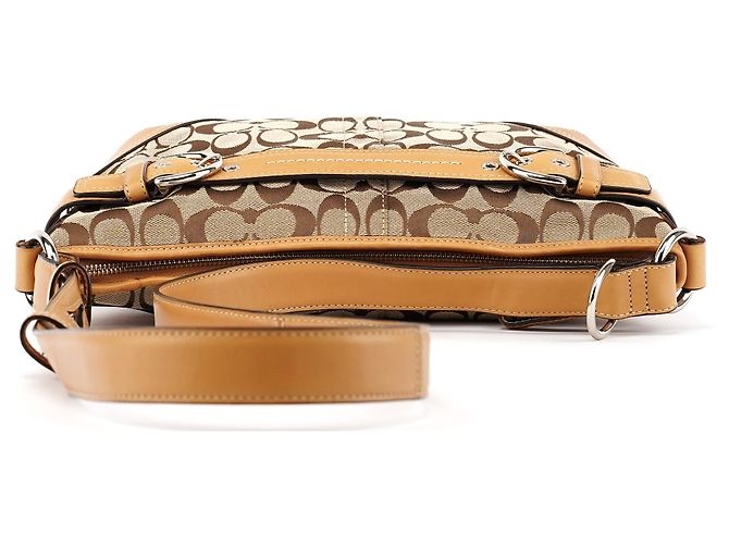 Coach F07077 Borsa 2-Way Soho Signature Beige - vista 4