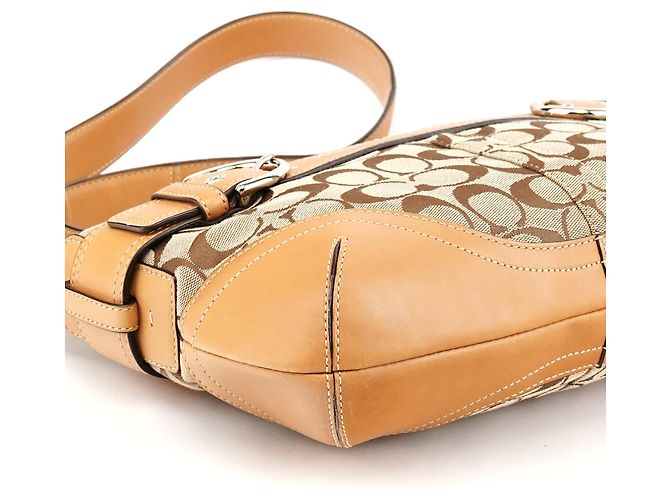 Coach F07077 Borsa 2-Way Soho Signature Beige - vista 8