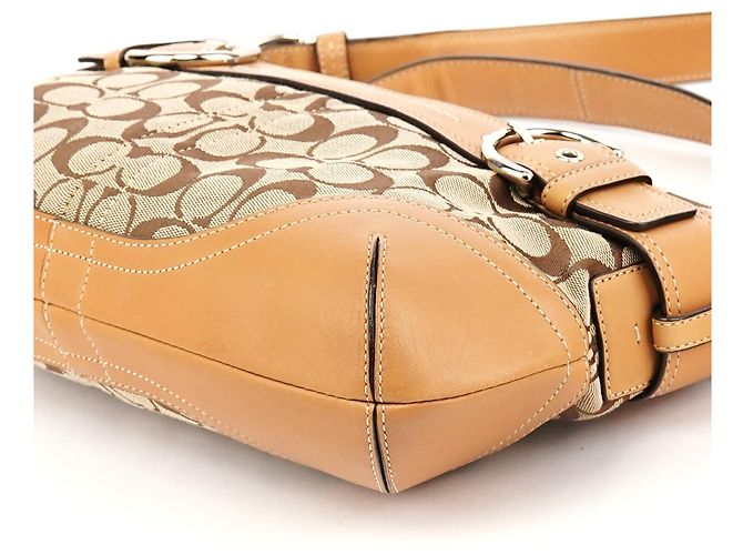 Coach F07077 Borsa 2-Way Soho Signature Beige - vista 9