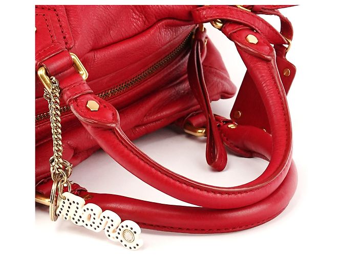 Marc by Marc Jacobs Borsa 2-Way Classic Q Baby Groovee in pelle rossa - vista 10