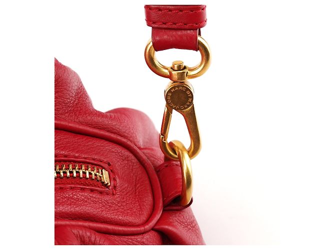 Marc by Marc Jacobs Borsa 2-Way Classic Q Baby Groovee in pelle rossa - vista 11