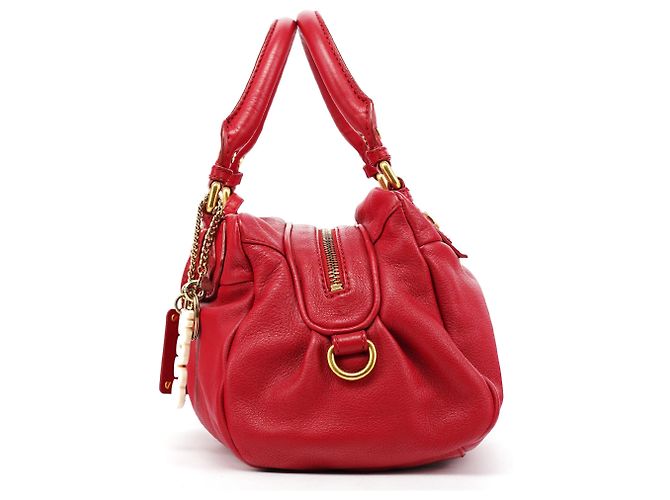 Marc by Marc Jacobs Borsa 2-Way Classic Q Baby Groovee in pelle rossa - vista 2