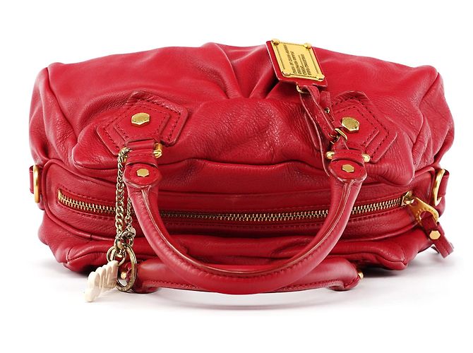 Marc by Marc Jacobs Borsa 2-Way Classic Q Baby Groovee in pelle rossa - vista 4