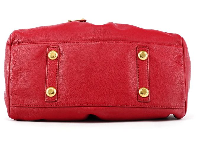 Marc by Marc Jacobs Borsa 2-Way Classic Q Baby Groovee in pelle rossa - vista 5