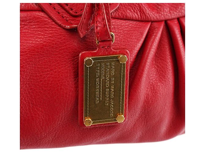 Marc by Marc Jacobs Borsa 2-Way Classic Q Baby Groovee in pelle rossa - vista 6