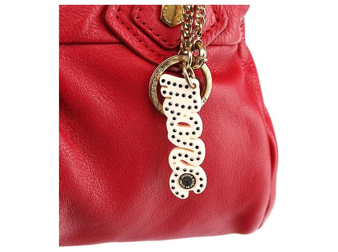 Marc by Marc Jacobs Borsa 2-Way Classic Q Baby Groovee in pelle rossa - vista 7