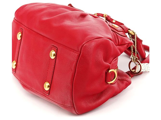 Marc by Marc Jacobs Borsa 2-Way Classic Q Baby Groovee in pelle rossa - vista 9