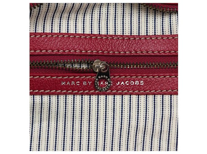 Marc by Marc Jacobs Borsa Tote in pelle rosa multipasca - vista 13