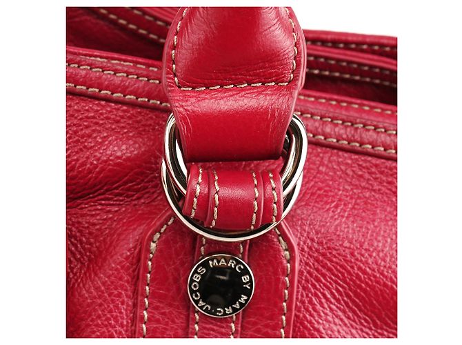 Marc by Marc Jacobs Borsa Tote in pelle rosa multipasca - vista 6