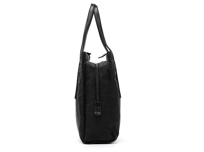 Prada Borsa Tote 1995 in Nylon Tessuto Nappa Nero - vista 2