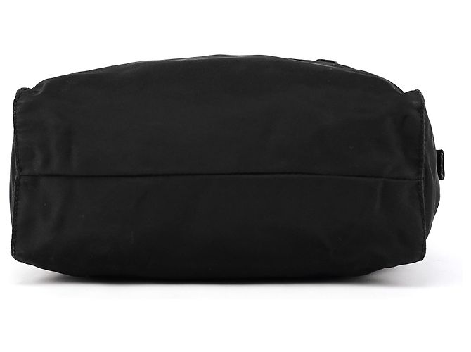 Prada Borsa Tote 1995 in Nylon Tessuto Nappa Nero - vista 5