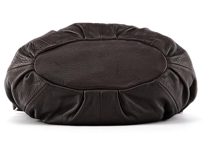 Céline Borsa Pillow 2-Way in pelle marrone scuro - vista 5