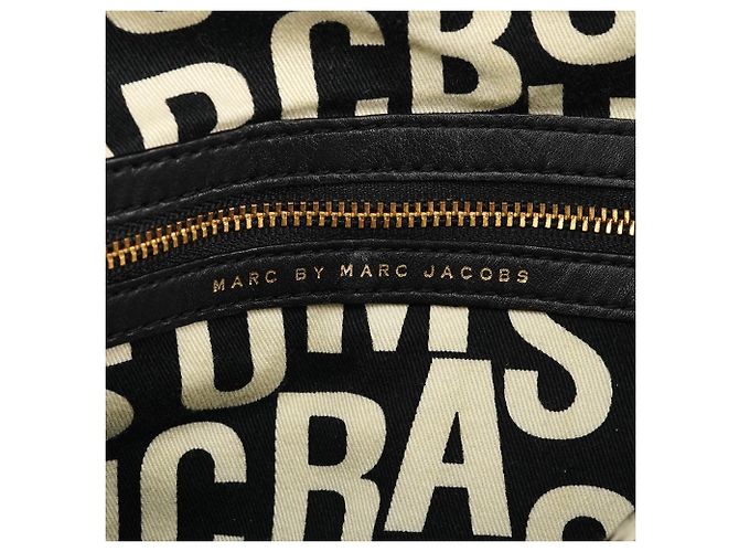 Marc by Marc Jacobs Borsa Tote 2-Way in pelle nera con chiusura turnlock - vista 12