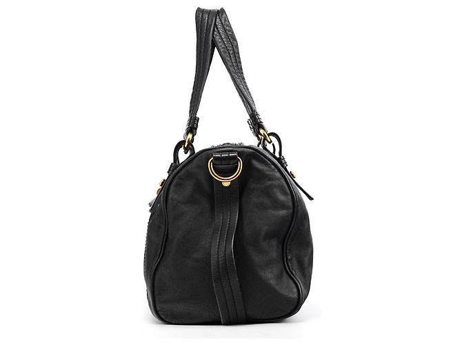 Marc by Marc Jacobs Borsa Tote 2-Way in pelle nera con chiusura turnlock - vista 2
