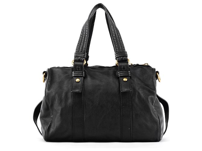 Marc by Marc Jacobs Borsa Tote 2-Way in pelle nera con chiusura turnlock - vista 3