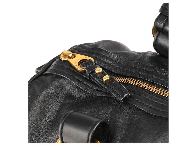 Marc by Marc Jacobs Borsa Tote 2-Way in pelle nera con chiusura turnlock - vista 7
