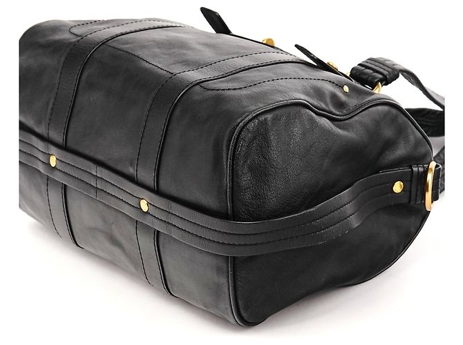 Marc by Marc Jacobs Borsa Tote 2-Way in pelle nera con chiusura turnlock - vista 9