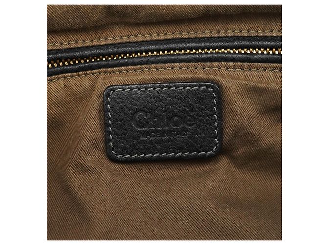 Chloé Borsa Marcie 2-Way in pelle nera - vista 14
