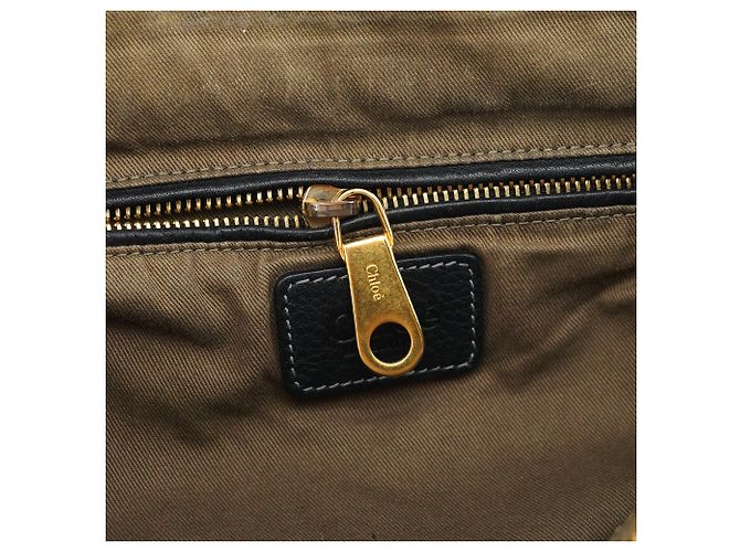 Chloé Borsa Marcie 2-Way in pelle nera - vista 15