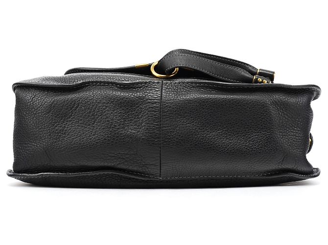 Chloé Borsa Marcie 2-Way in pelle nera - vista 5