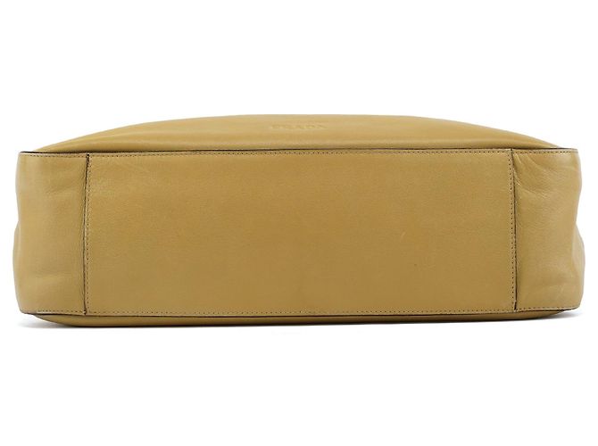 Prada Borsa a tracolla in pelle Vitello giallo pallido Primavera 1999 - vista 5