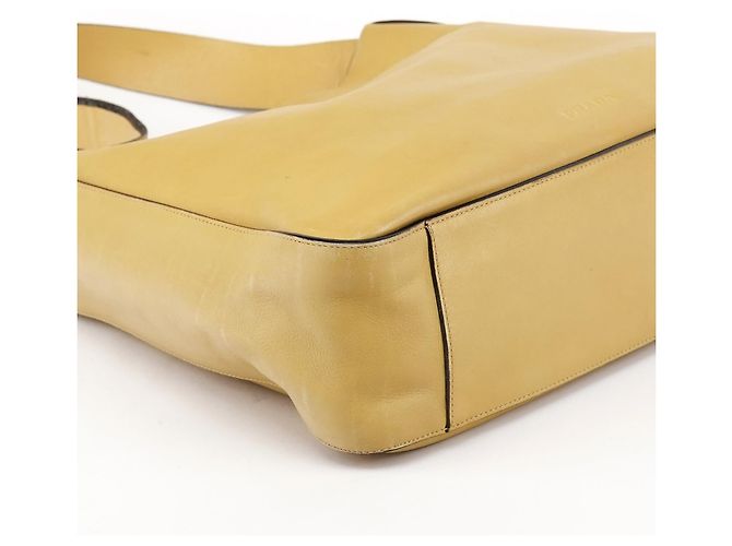 Prada Borsa a tracolla in pelle Vitello giallo pallido Primavera 1999 - vista 7