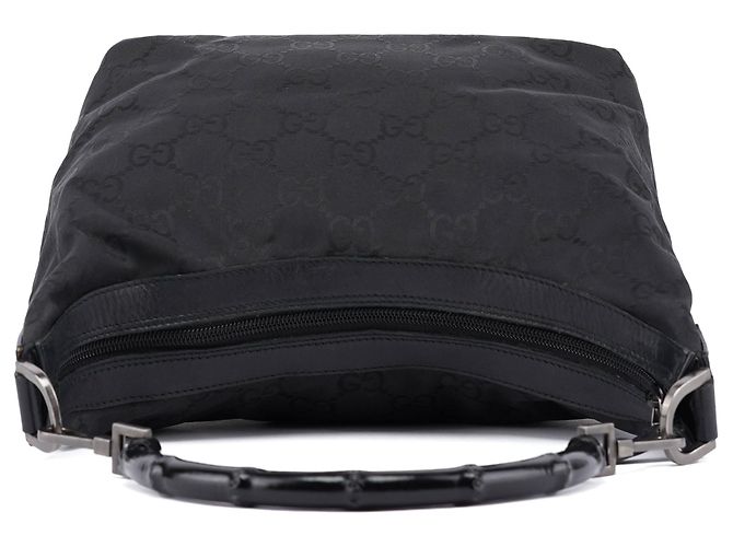Gucci 000 0531 Borsa a Tracolla GG Bamboo Nera - vista 4