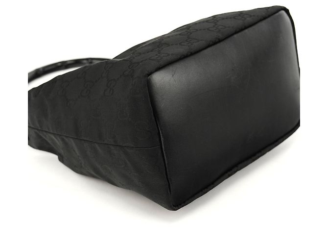 Gucci 000 0531 Borsa a Tracolla GG Bamboo Nera - vista 8