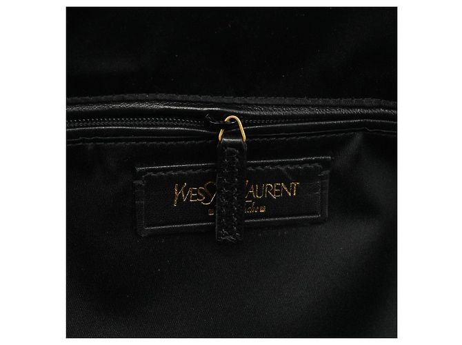 Yves Saint Laurent 156464 Borsa Tote Muse in pelle avorio - vista 15