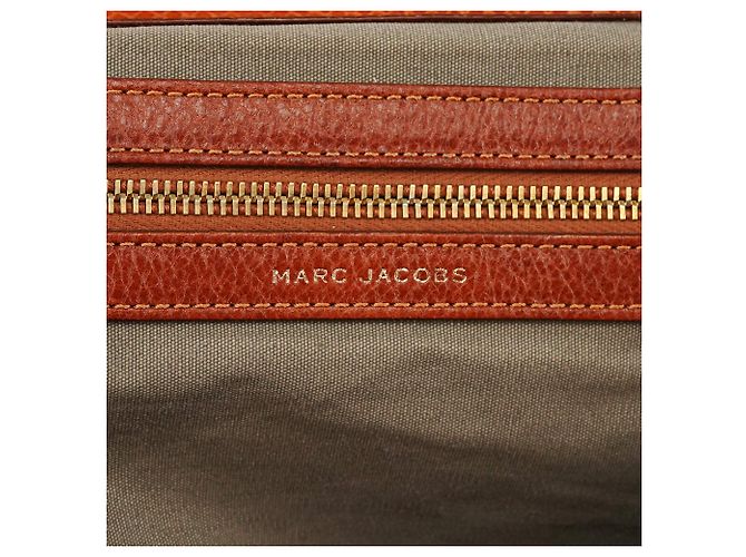 Marc Jacobs mala tote em pele acolchoada com relevo de cobra tan - vista 10