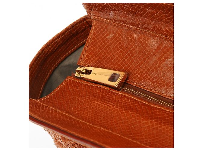 Marc Jacobs mala tote em pele acolchoada com relevo de cobra tan - vista 9