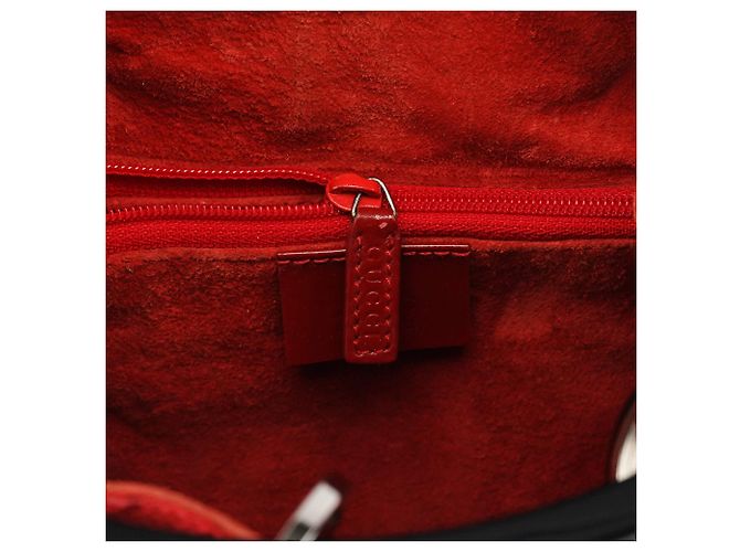 Gucci Borsa a tracolla 1999 Red GG Canvas con manico ad anello - vista 10