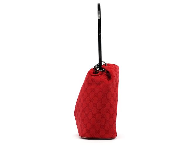 Gucci Borsa a tracolla 1999 Red GG Canvas con manico ad anello - vista 2