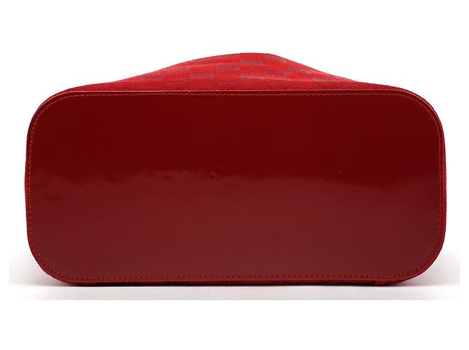 Gucci Borsa a tracolla 1999 Red GG Canvas con manico ad anello - vista 4