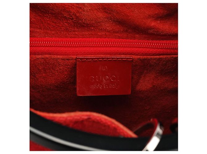 Gucci Borsa a tracolla 1999 Red GG Canvas con manico ad anello - vista 9