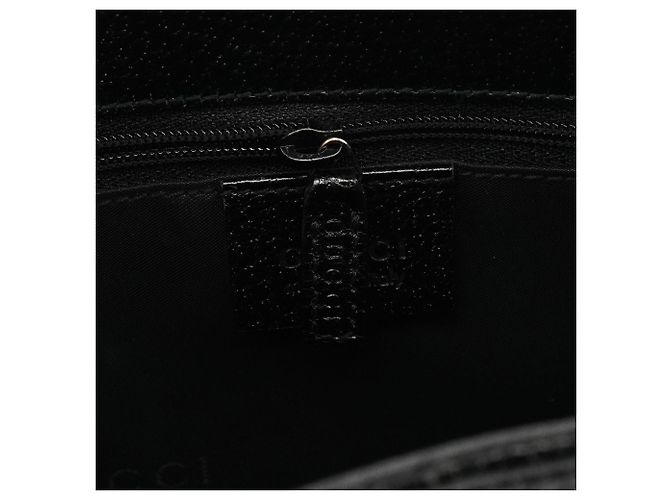 Gucci 002 1068 Borsa a tracolla Jackie in pelle nera - vista 11